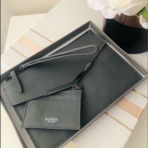 🎀 Botkier Valentina Leather Wristlet & Card Holder.